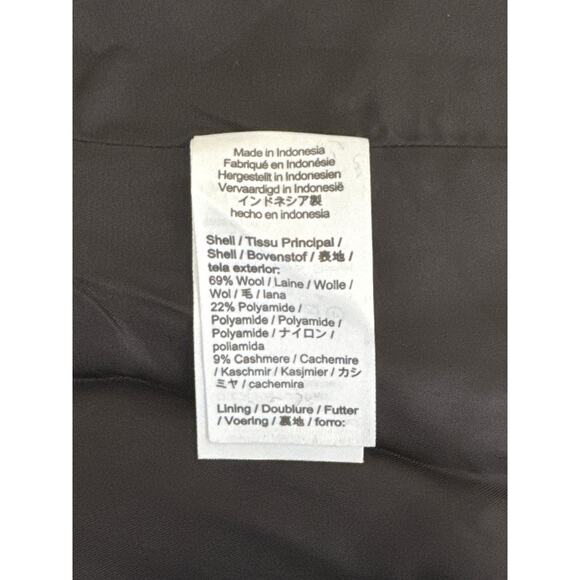 NWT Madewell Double Breasted Trench Coat True Black Size M - Picture 6 of 15